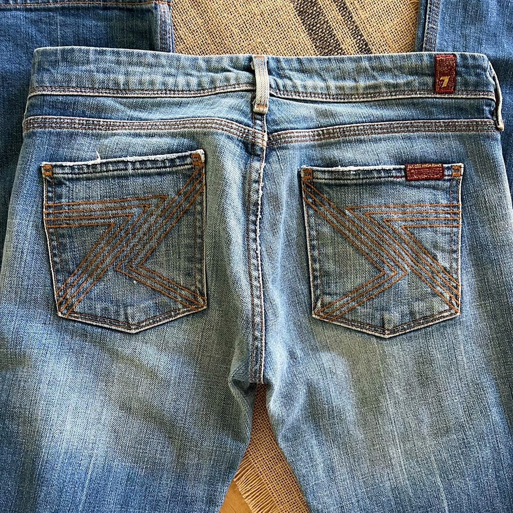 7 for all Mankind low rise FLARE jeans